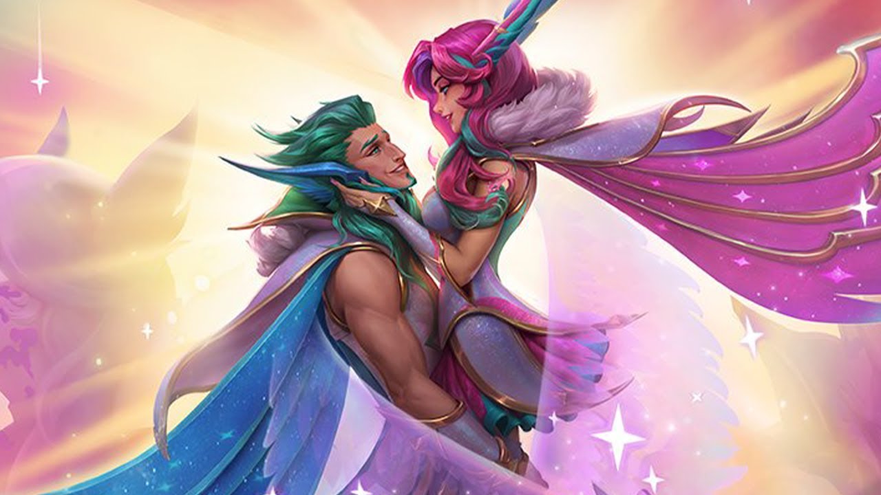 Flirting of Rakan and Xayah (Redeemed Star Guardians)