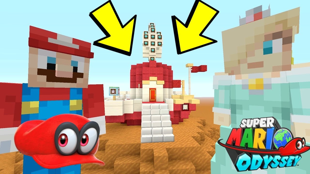 MARIO FOUND THE ODYSSEY SHIP! [CAPPY!] - Super Mario Series - (Minecraft Switch) [270]