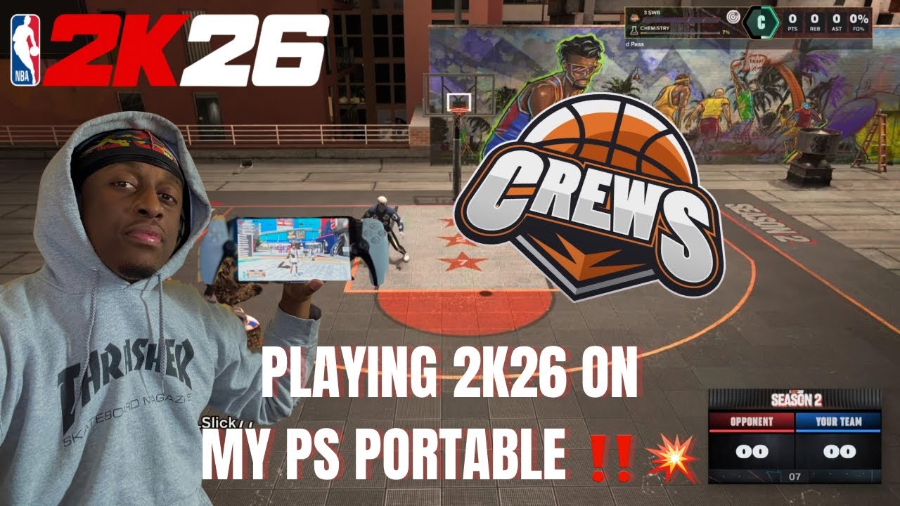 *NEW* PLAYING NBA2K26 WITH PLAYSTATION PORTAL‼️