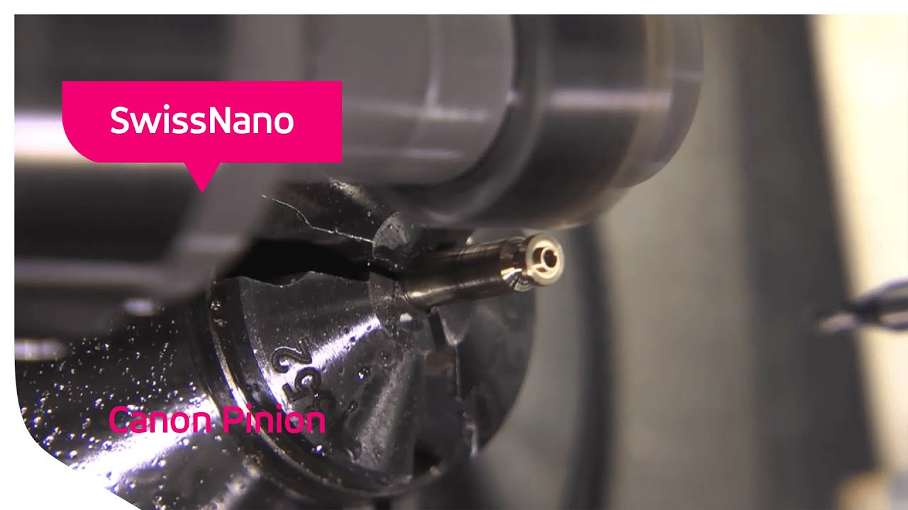 Tornos SwissNano - Canon Pinion