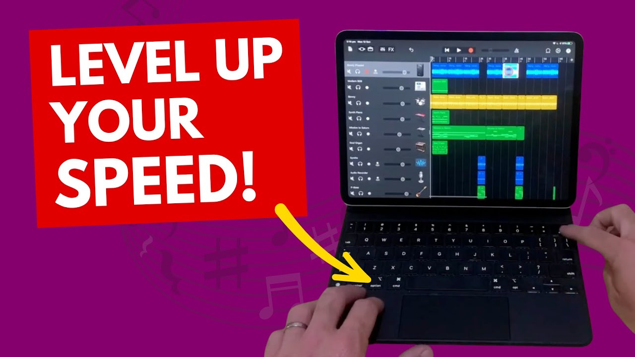 Все сочетания клавиш в GarageBand iOS (iPad/iPhone)