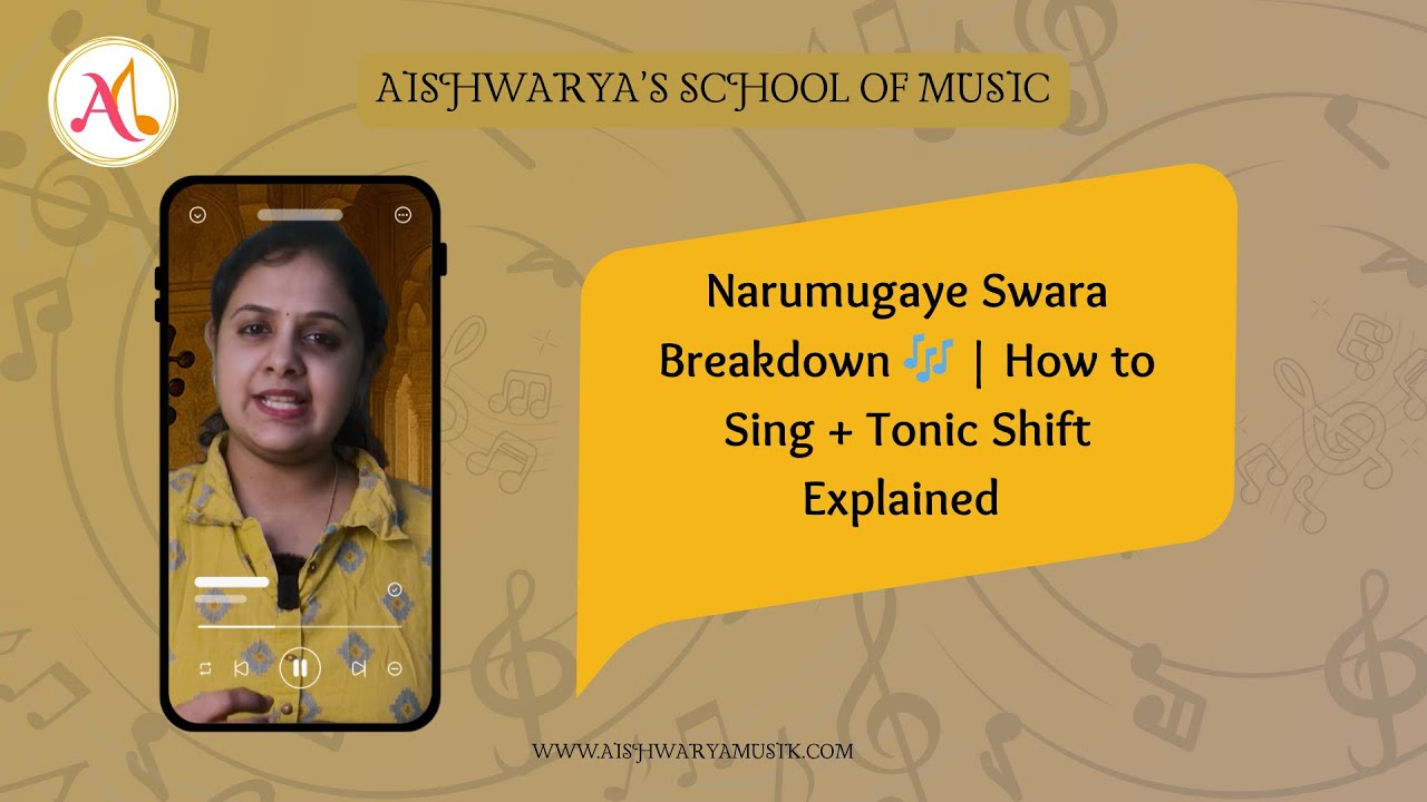 Narumugaye Swara Breakdown 🎶 | How to Sing + Tonic Shift Explained