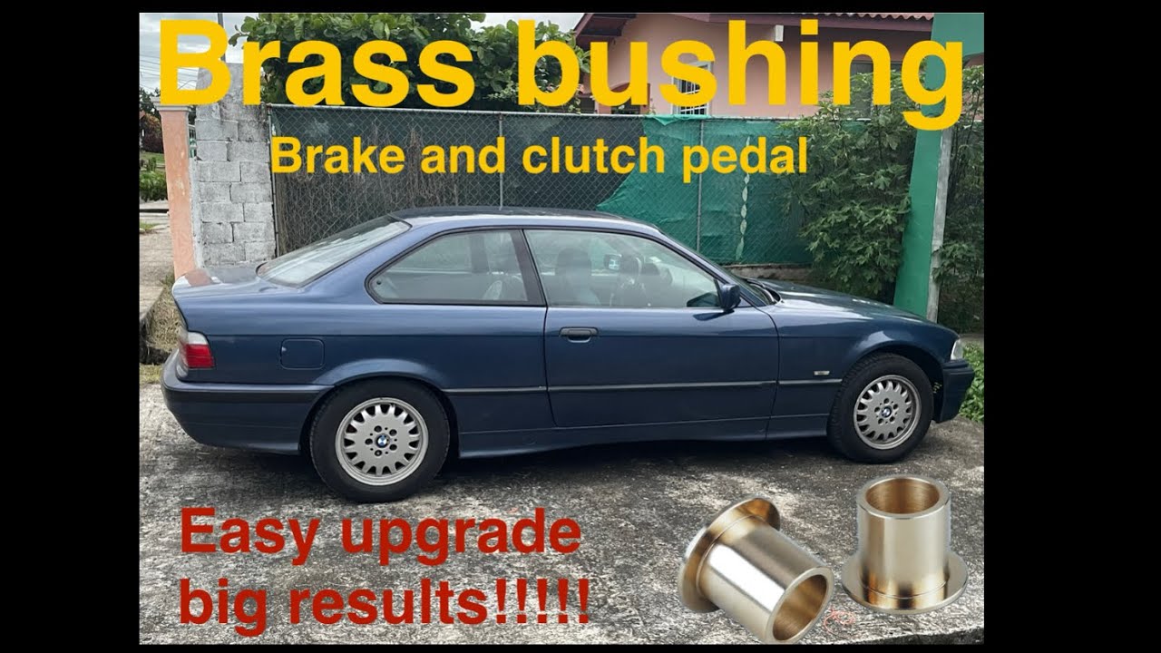 How to Install Brass Bushings for Your Clutch and Brake Pedals, BMW E36, e46 and z3.