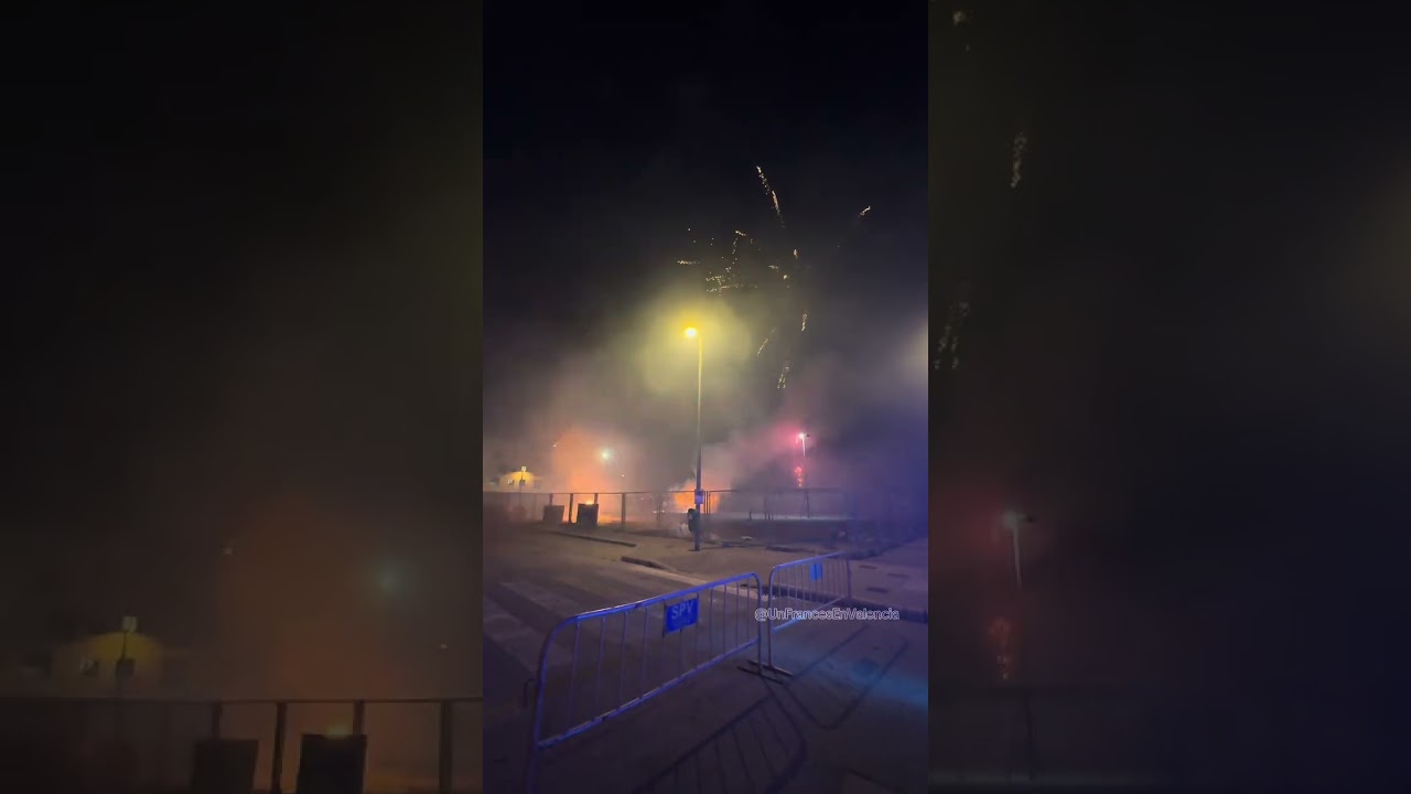 Mascletà en Foios, fiestas en honor a Sant Antoni de Abat