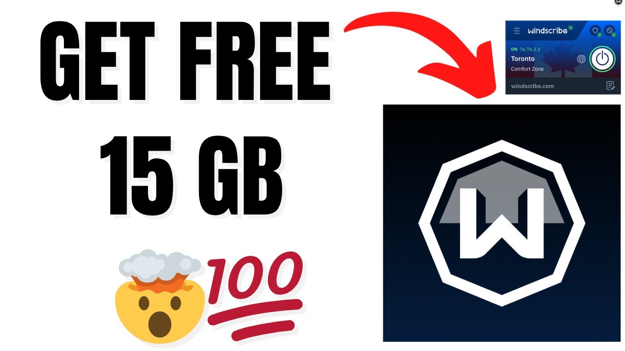 How to Get 15GB FREE on Windscribe VPN - FREE DATA ON WINDSCRIBE