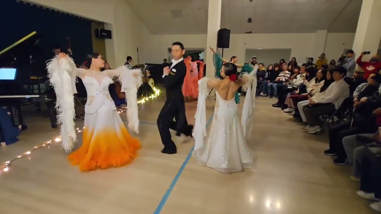 AD永恆 / 大台北華城跨年晚會演出/ 自由探戈 / 側面拍攝 / 台北國標 / 尾牙春酒商演