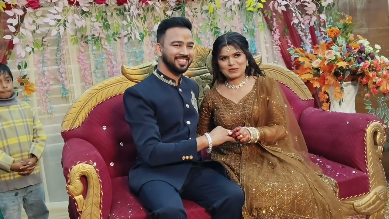 Ring 💍 ceremony main kiya full enjoy 🎥😍🥰