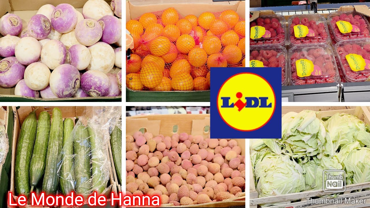 LIDL FRANCE ARRIVAGE 08-01 FRUITS ET LÉGUMES  - PLANTES 