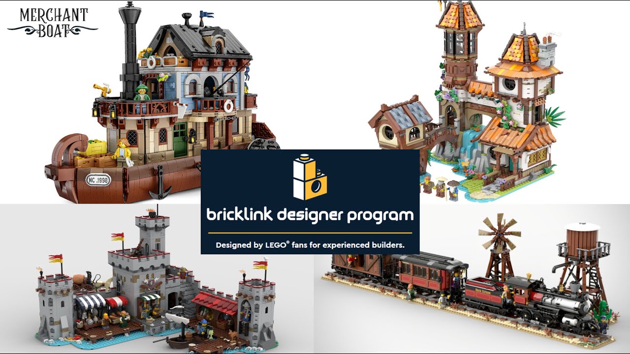 BRICKLINK DESIGNER PROGRAM | Series 4 | Five Designs Chosen