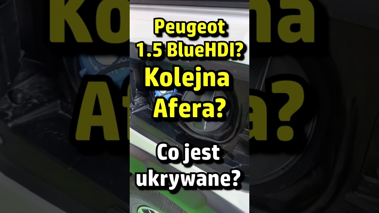 Peugeot 1.5 BlueHDI? Kolejna Afera w Stellantis? Co jest ukrywane? Jakie konsekwencje? Wyniki badań