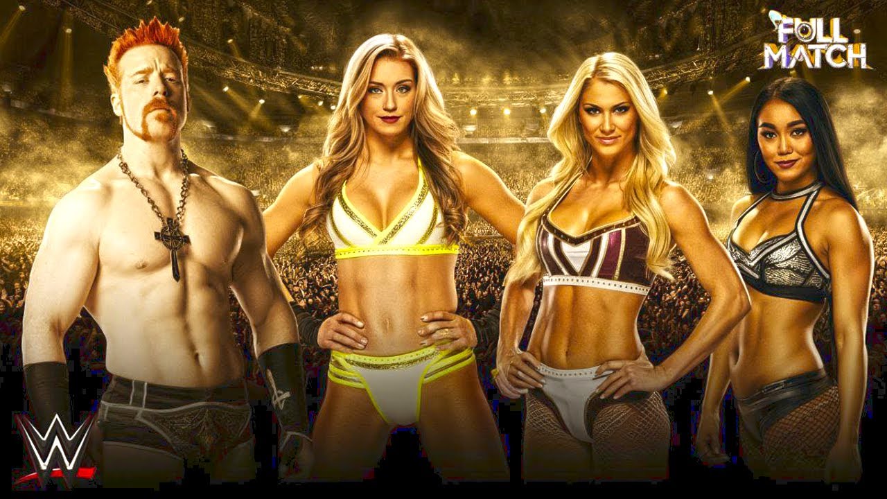 WWE Sheamus New Fight with Kay Lee Ray Eve Torres  Poonam One On Three Handicap Match 🔥