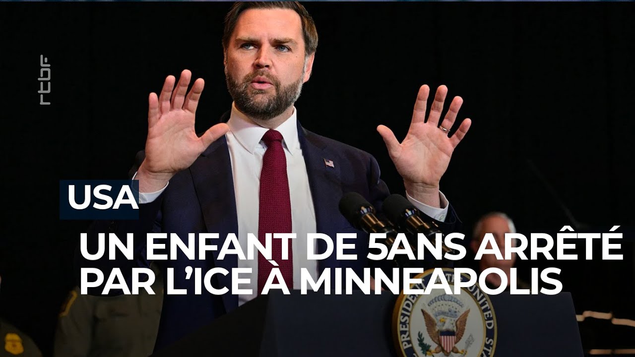 JD Vance défend l’ICE après l’arrestation d’un enfant à Minneapolis - RTBF Info