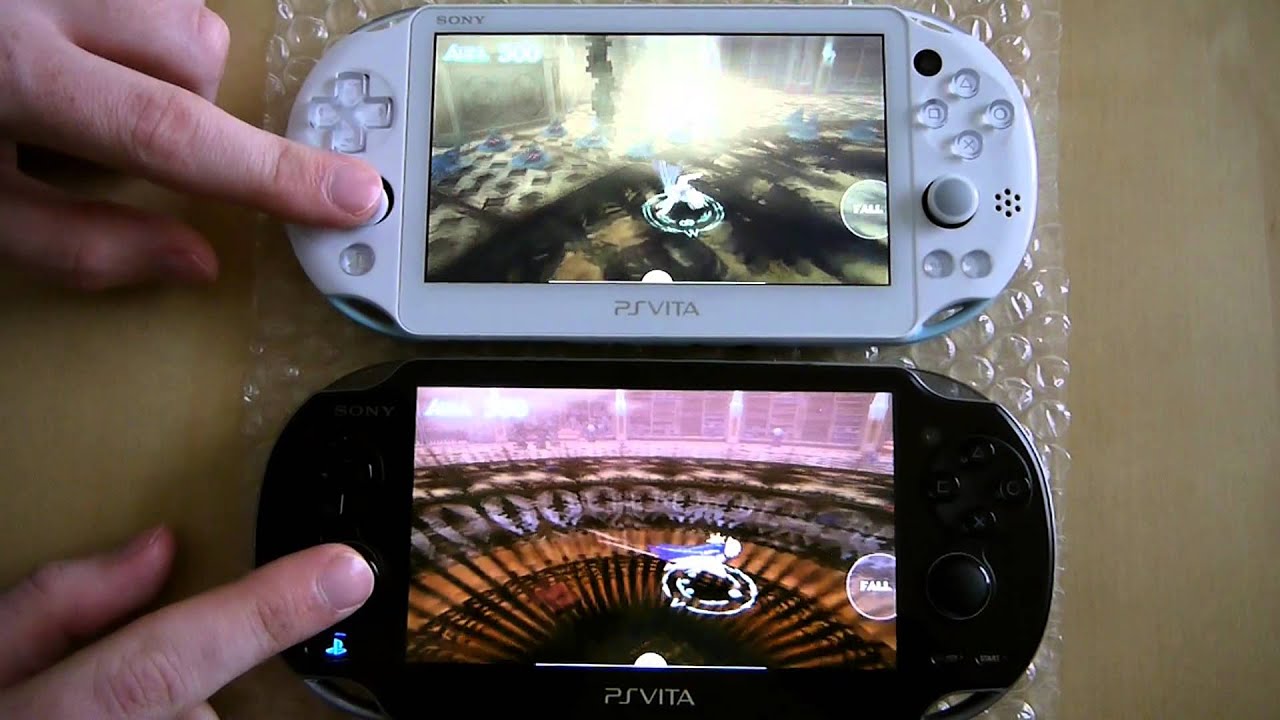 Сравнение ЖК-экранов Vita 2000 и OLED-экранов Vita 1000 — с использованием Malicious Rebirth, Meg...