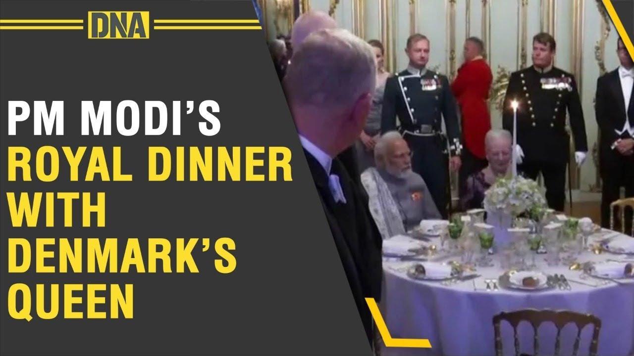 Inside Video: PM Modi attends royal dinner hosted by queen of Denmark, Margrethe II