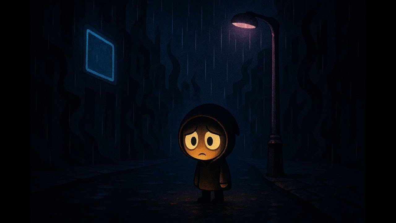 Alone in the Shadowed City | A Heart-Touching Animated Story of Sadness & Anxiety&rdquo;