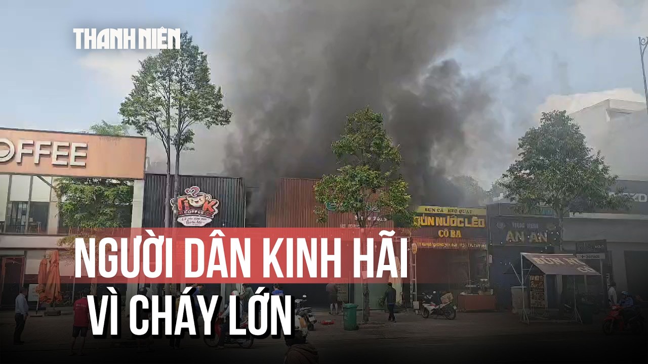 T&acirc;y Ninh: Ch&aacute;y lớn tại qu&aacute;n ăn tr&ecirc;n đường H&ugrave;ng Vương