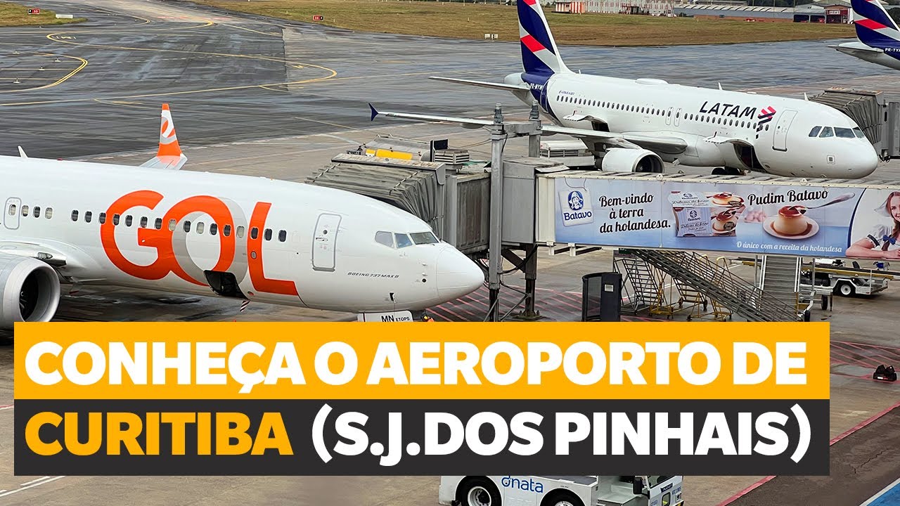 COMO É O AEROPORTO DE CURITIBA? Tour completo pelo Aeroporto Internacional Afonso Pena