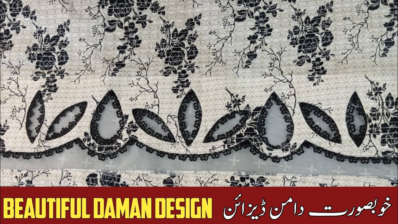 Amazing beautiful designs for trouser 👖 and sleeves or daman design