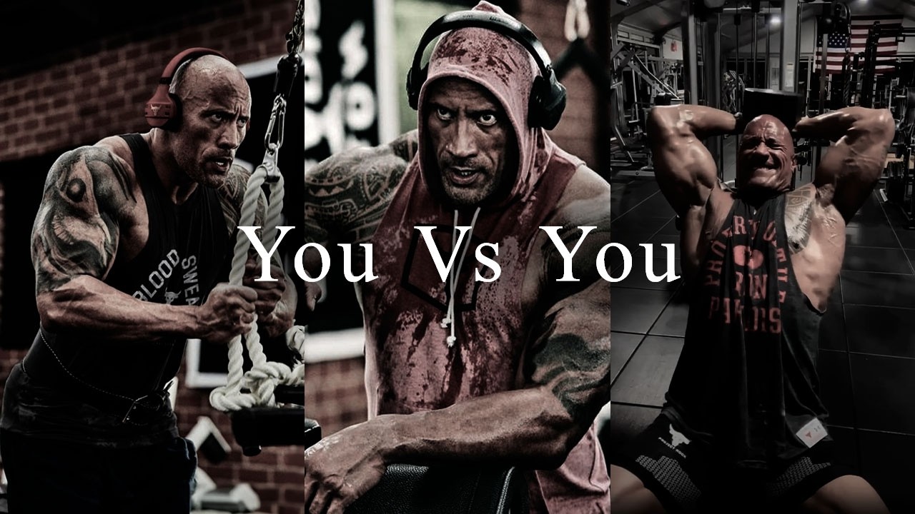 YOU VS YOU - Powerful Motivational Speech | Dwayne 