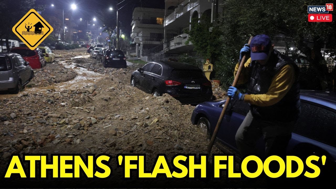 GREECE FLOODS LIVE Updates | 2 Dead As 