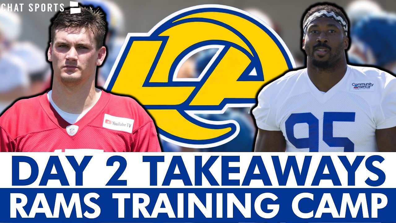 LA Rams Training Camp Day 2 Breakdown: Ty Simpson SHINES In Backup QB Battle & More