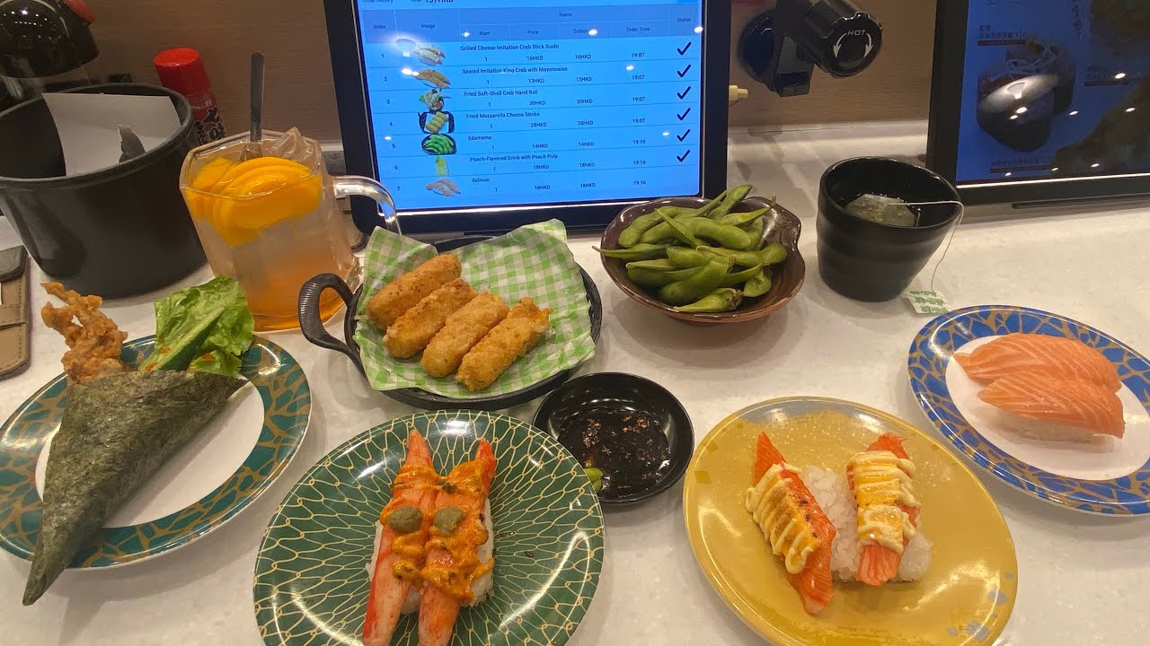 Makan malam di sushi express shatin mall