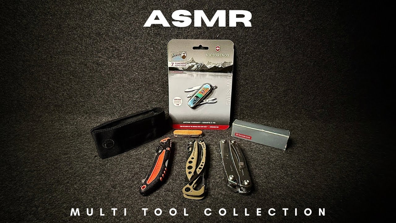 ASMR | Multi‑Tool Collection | Whispered Gadgets & Satisfying Sounds