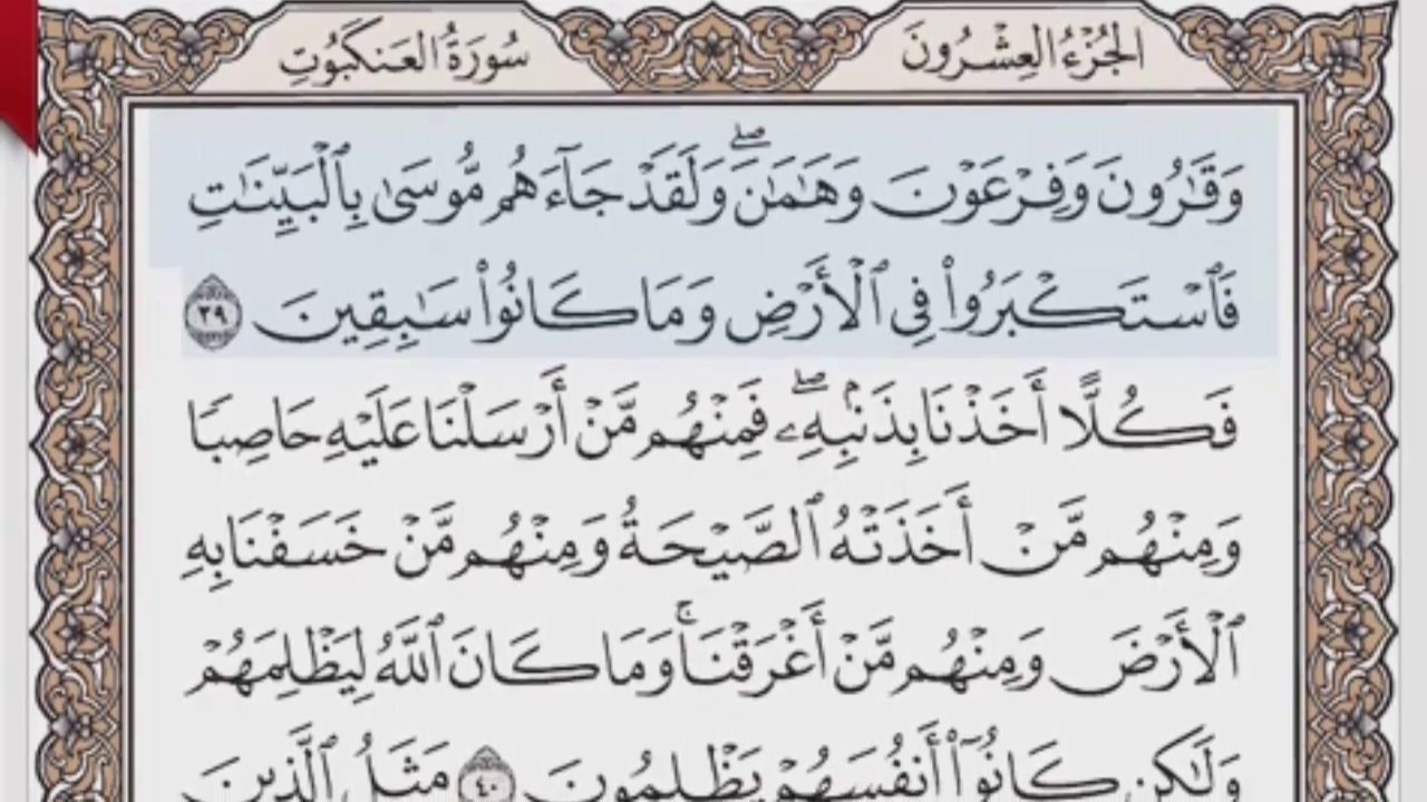 القرآن الكريم بالصفحات صوت وصورة ص/ 401 الشيخ محمود خليل الحصري بمد المنفصل