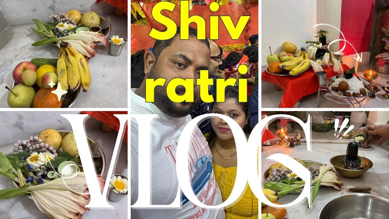 🕉️ দুজনে মিলে ভক্তিভরে পালন করলাম মহাশিবরাত্রি 🙏 ভালোবাসা আর ভোলানাথের আশীর্বাদে কাটুক জীবন ❤️