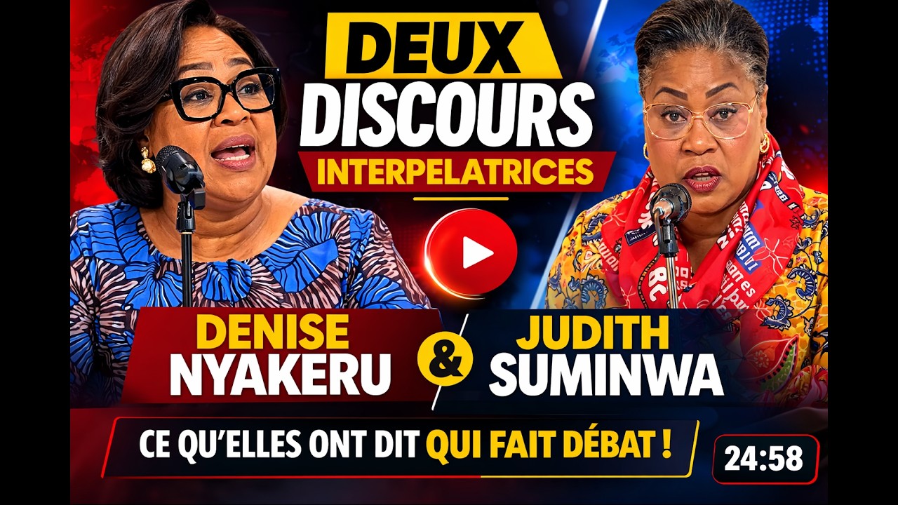 DISCOURS DE DENISE NYAKERU ET DE JUDITH SUMINWA A L OCCASION DU 8 MARS JOURNEÉ DE LA FEMME