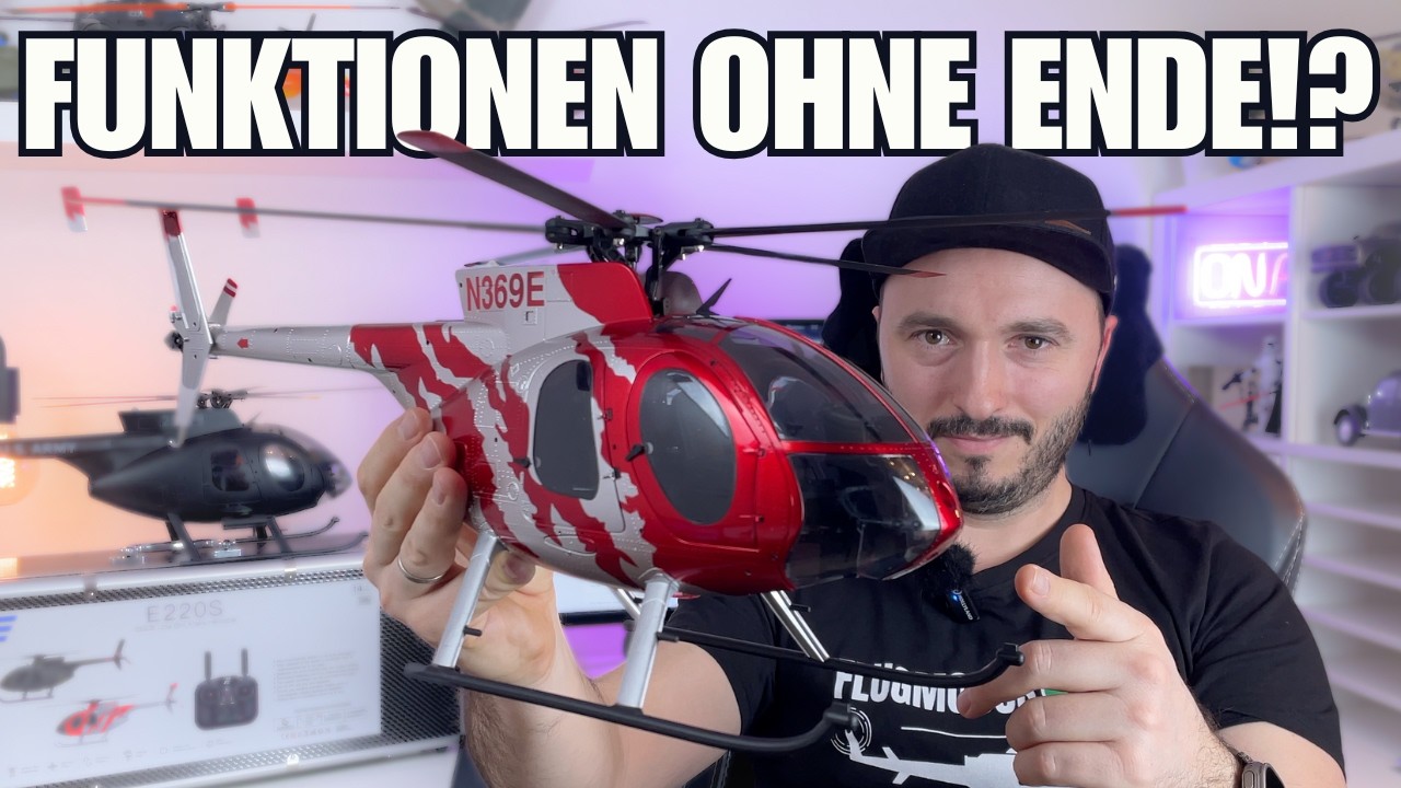 Großer GPS Scale Helikopter für Anfänger – Eachine E220S MD500 Review