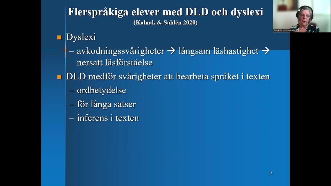 Svårigheter för flerspråkiga elever med både dyslexi och språkstörning