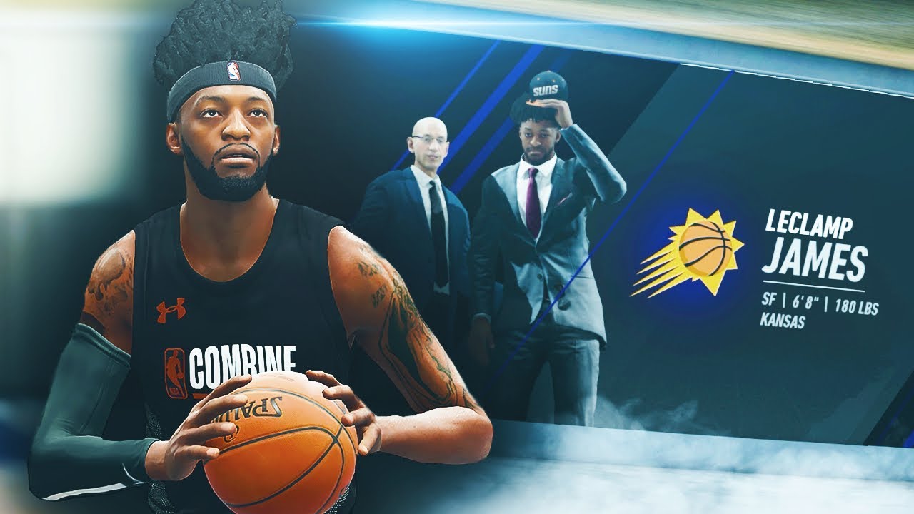 NBA Live 19 The One | Создание защитника LeClamp James! Случайно выбран под общим первым номером!