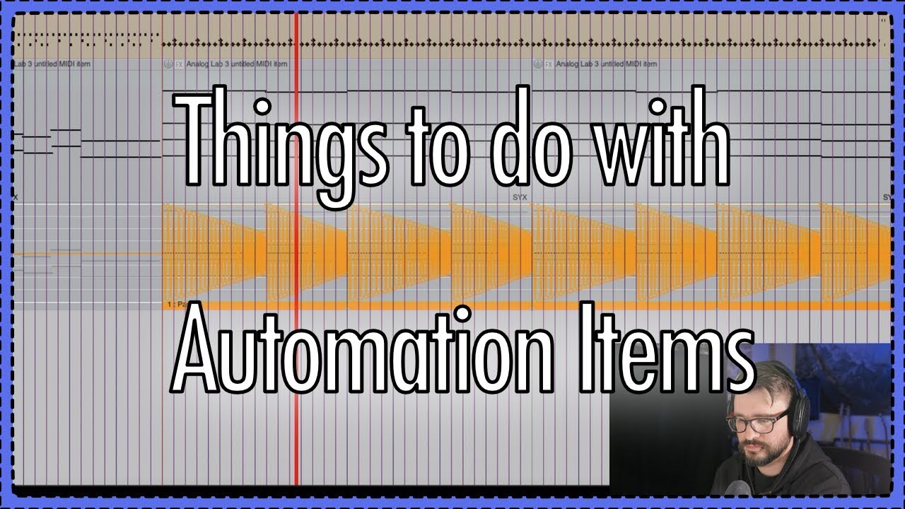 Some things you can do with automation items in REAPER