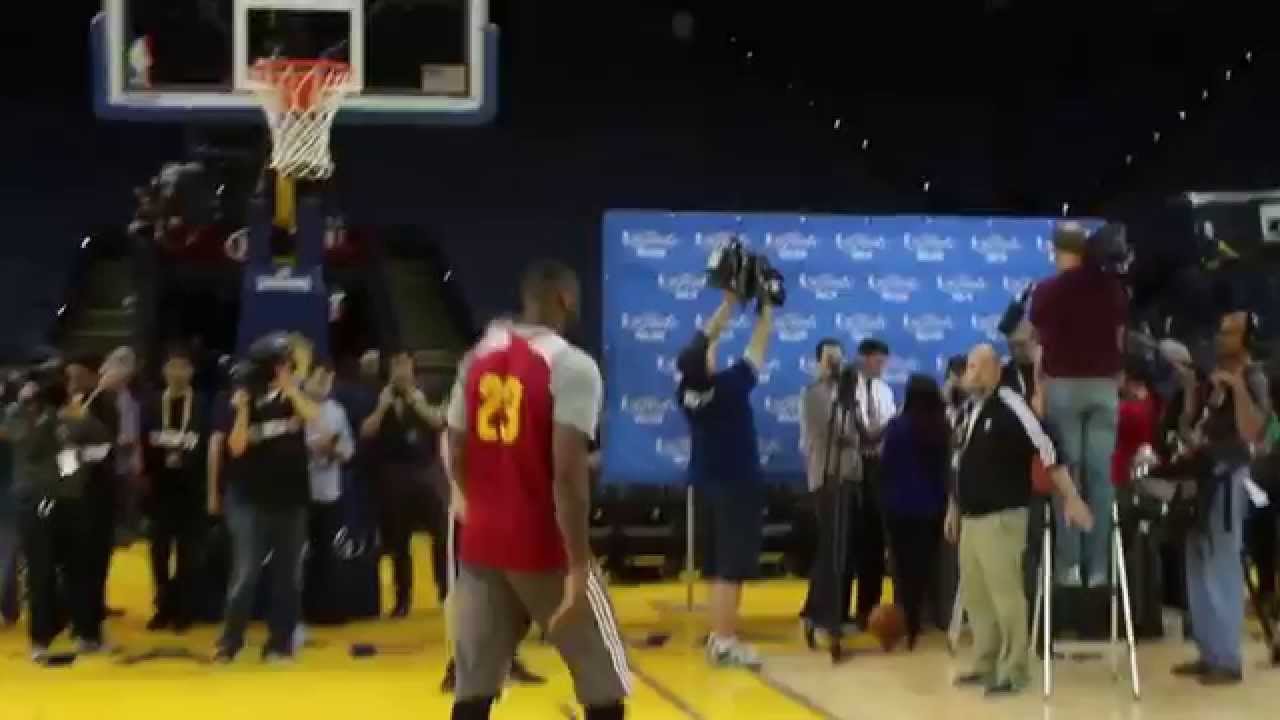 LeBron James 2015 NBA Finals Workout