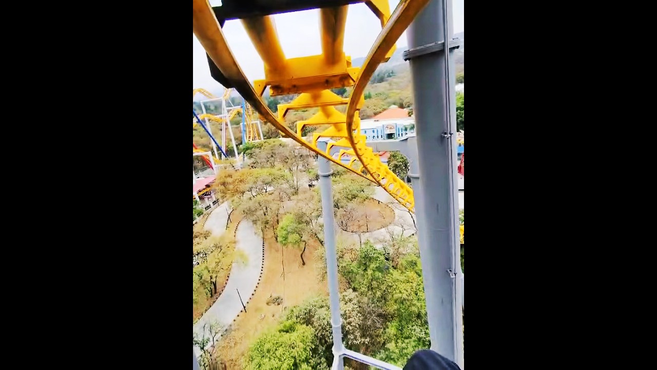Batman: The Ride Six Flags Mexico #rollercoaster #pov #sixflagsmexico #sixflags #batmantheride
