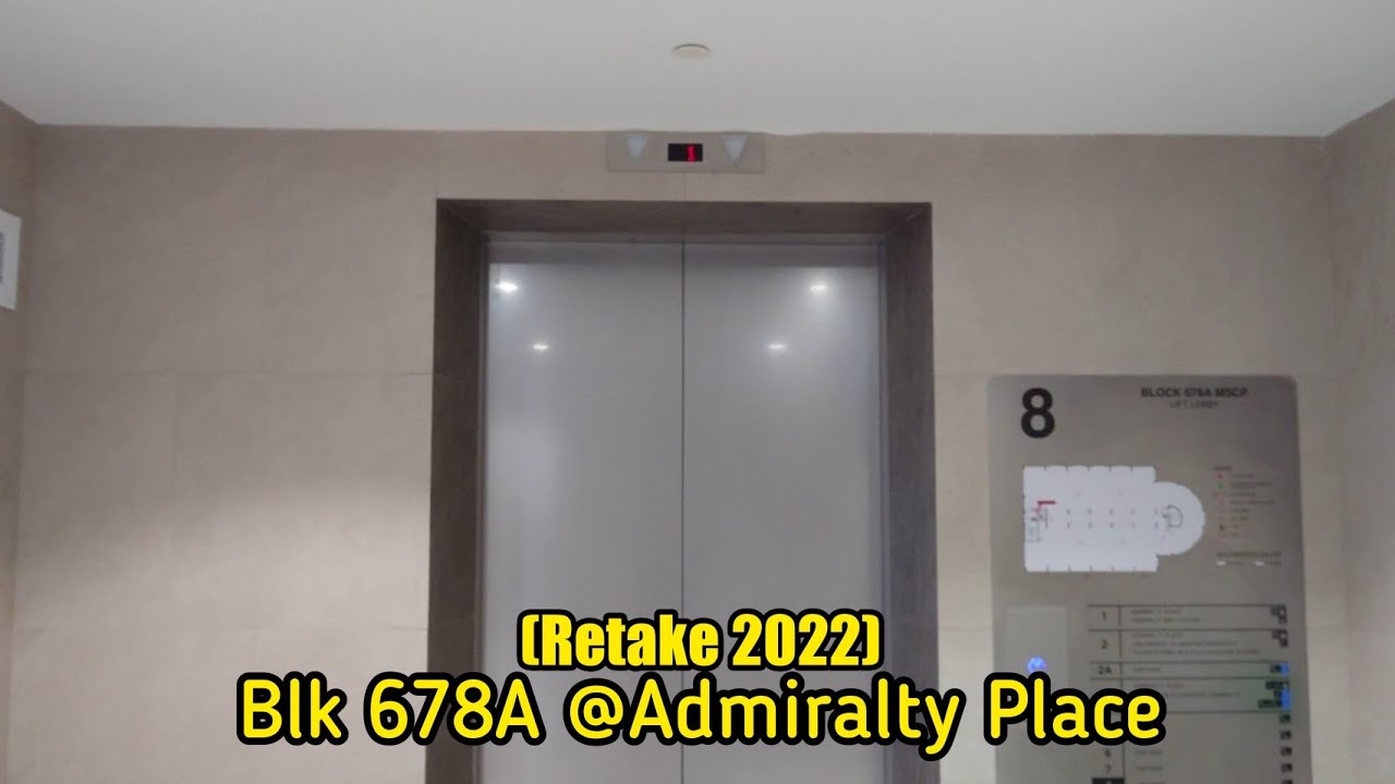 Admiralty Place Schindler Elevator [Block 678A/Carpark]