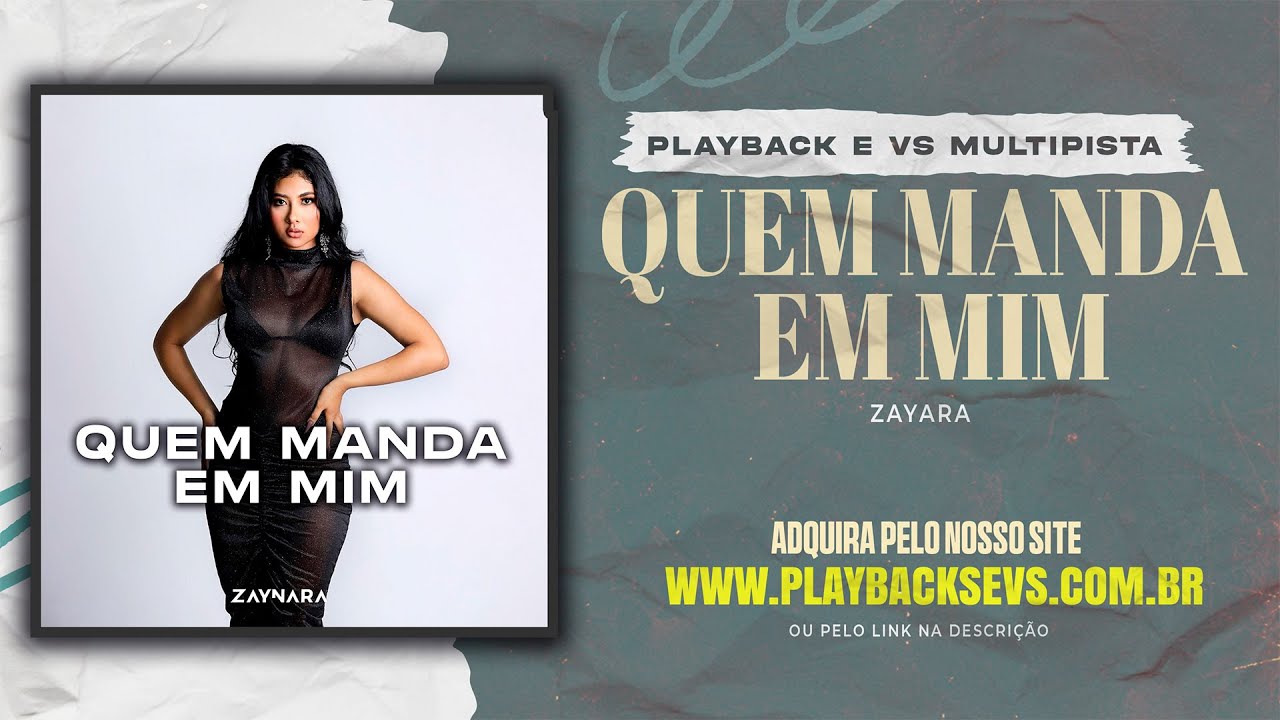 Zaynara - Quem Manda em Mim - PLAYBACK + VS MULTITRACK VERSÃO NATANZINHO LIMA