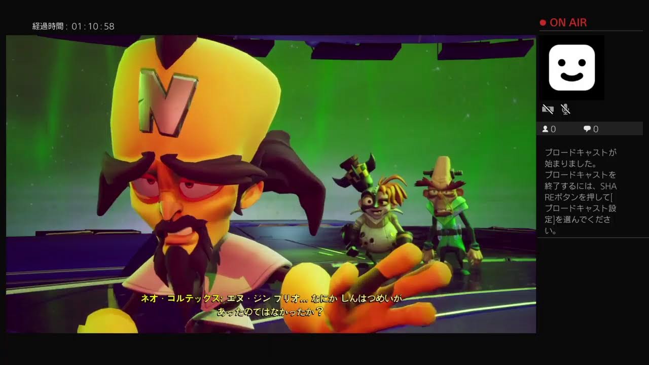 クラッシュ・バンディクー4クリアー目指して＃1(無言配信)