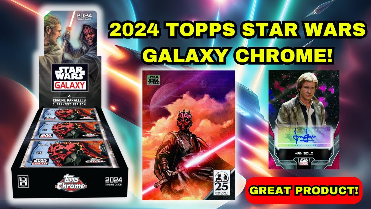 XFRACTOR /10! 2024 Topps Star Wars Galaxy Hobby Box Review!