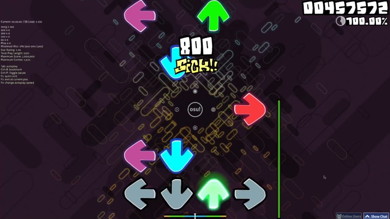 SchoolHouse Trouble from Baldi's Basics in 4k Osu!Mania (Charted by Gixin/myself)