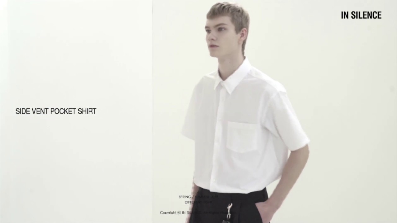 IN SILENCE 19SS - SIDE VENT POCKET SHIRT