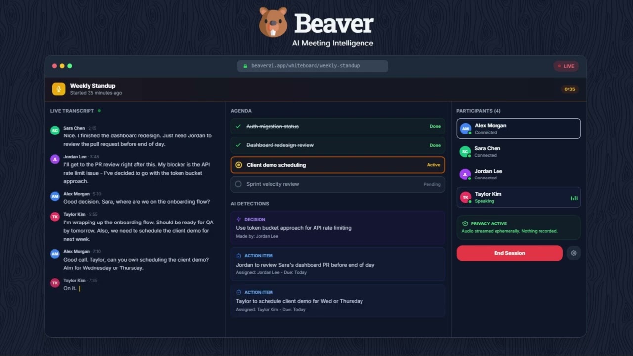 Beaver AI Magic Whiteboard