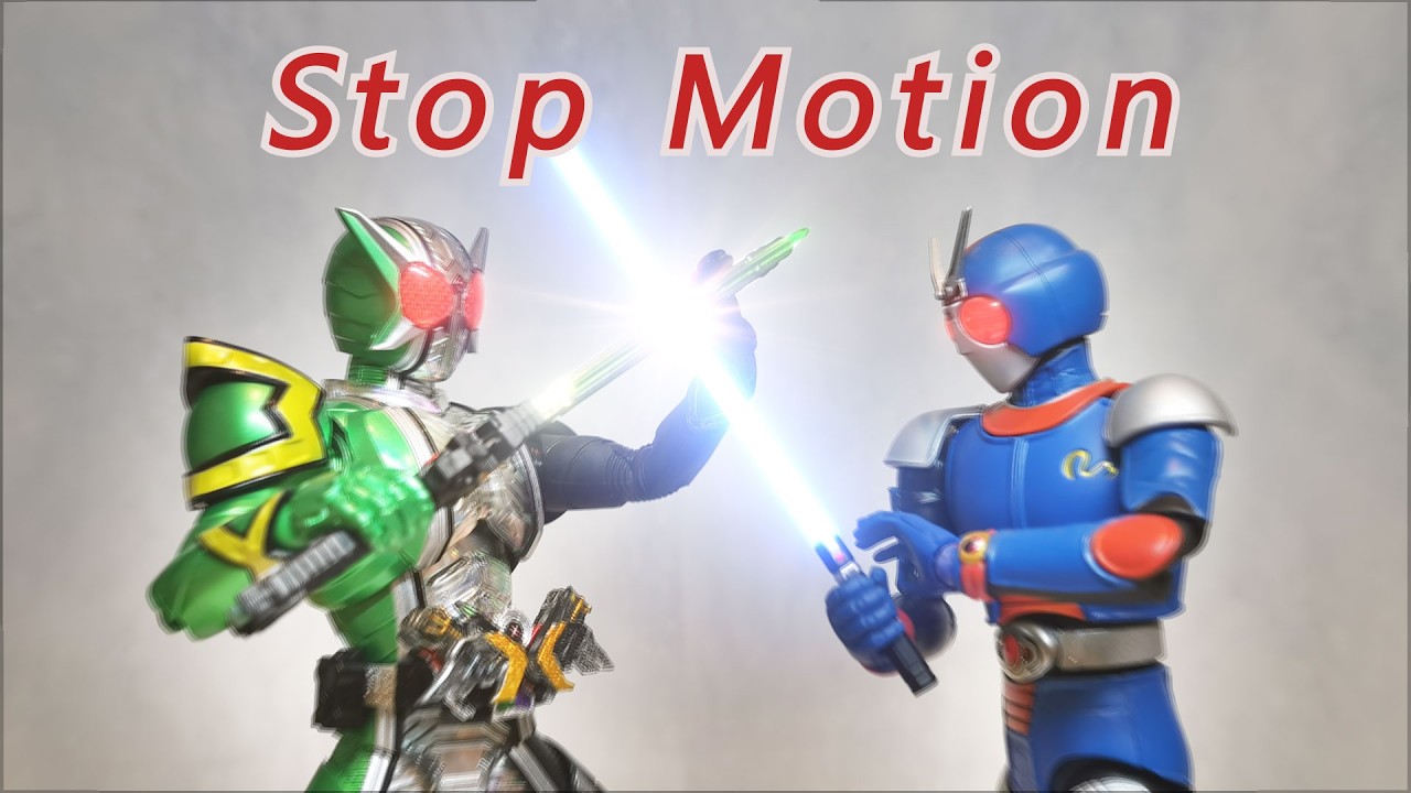 仮面ライダー W VS 仮面ライダーBLACK RX | Epic SHF Stop Motion (Part 2)