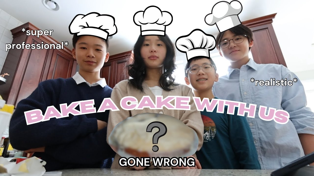 baking vlog because we were bored! (ft. friends and fam) 🎂