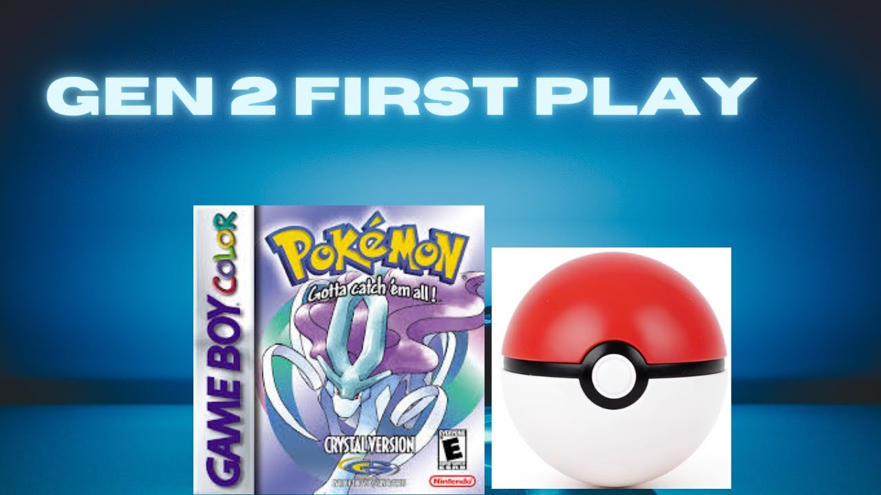Pokémon Gen 2 Livestream Crystal Game Boy