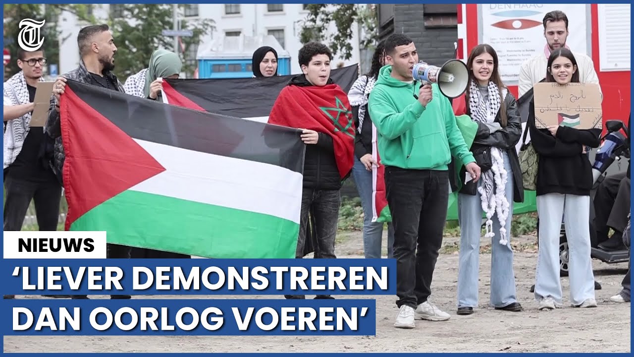 Palestijnse demonstratie in Den Haag: 'Ongepast!'