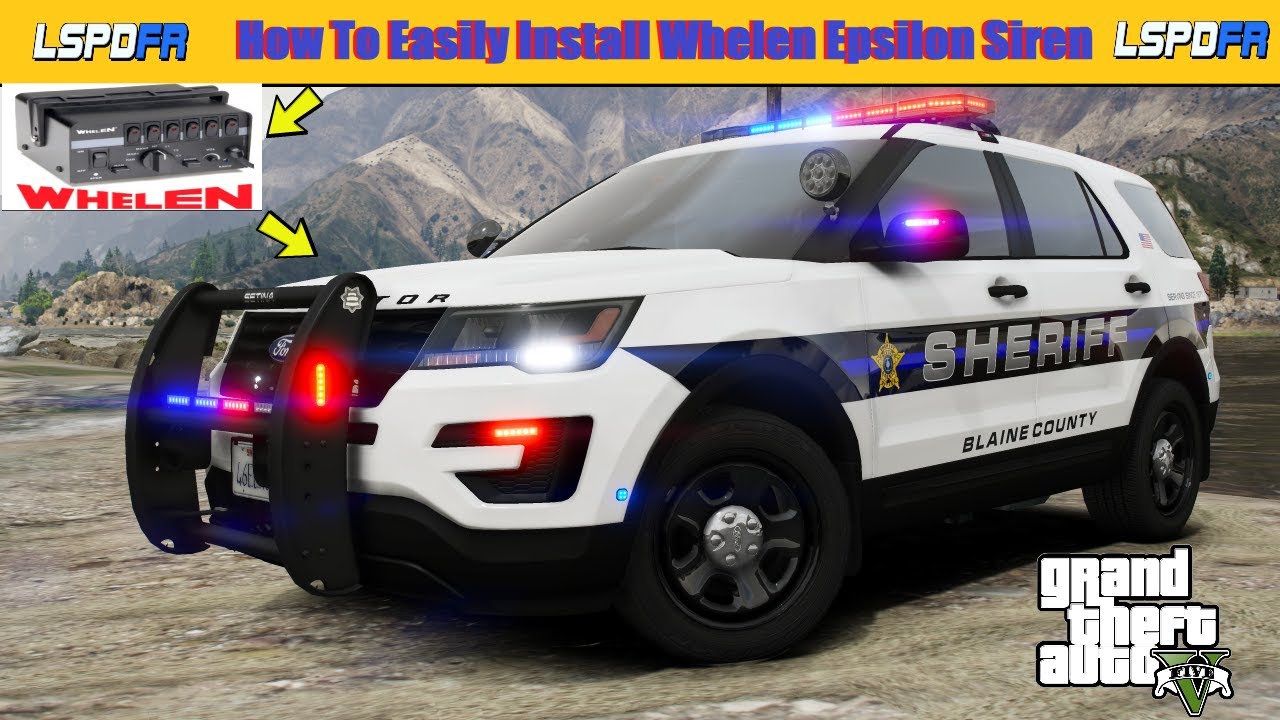 Как установить сирену Whelen Epsilon ( #LSPDFR ) #GTA5 #Whelen