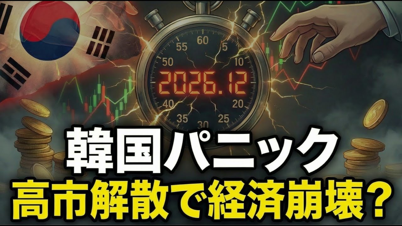 【図でわかる】高市解散で韓国パニック！スワップ満期×親韓派消滅のダブルショック？