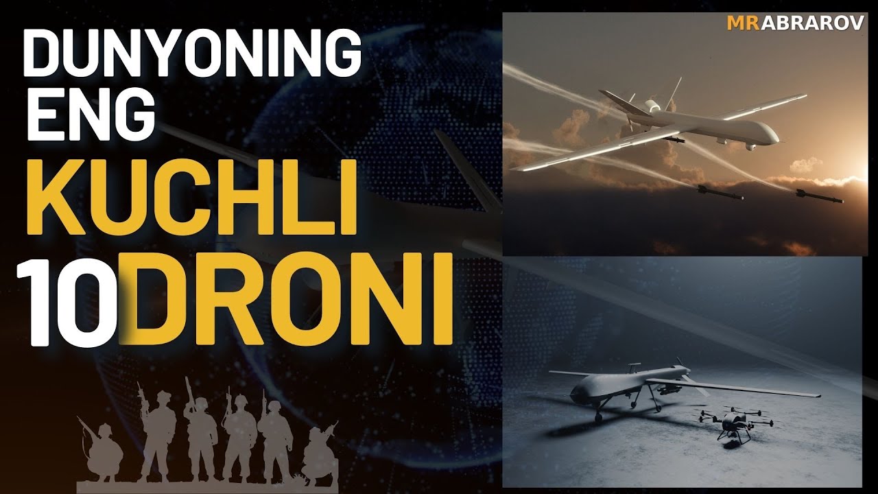 DUNYONING ENG KUCHLI 10 UCHUVCHISIZ DRONI.